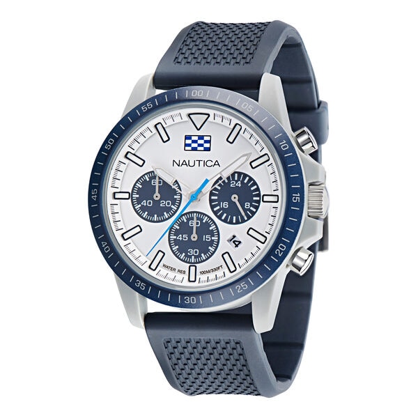 Nautica One Wheat Fiber Strap Chronograph Watch