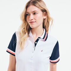 COLORBLOCK POLO,Bright White,large