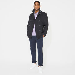 WATER REPELLENT PEACOAT,Pale Blue,large