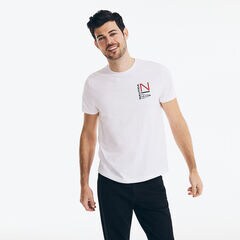 LOGO GRAPHIC T-SHIRT,Bright White,large