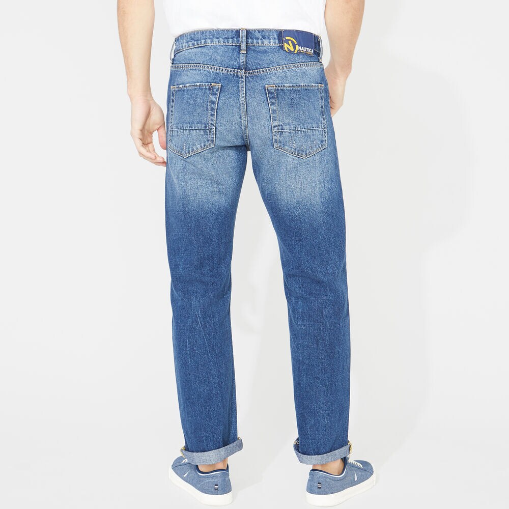 NAUTICA JEANS CO. RELAXED FIT DENIM,Aqua,large