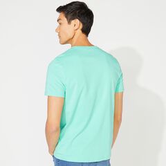 BIG & TALL V-NECK T-SHIRT,Mint Spring,large