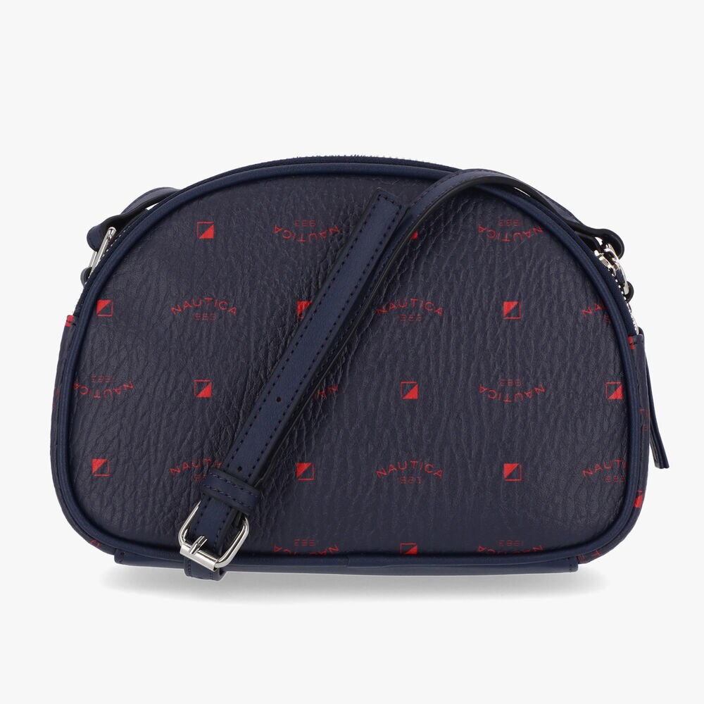 LOGO CROSSBODY BAG,Navy,large