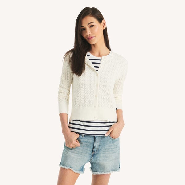 Cable-Knit Cardigan
