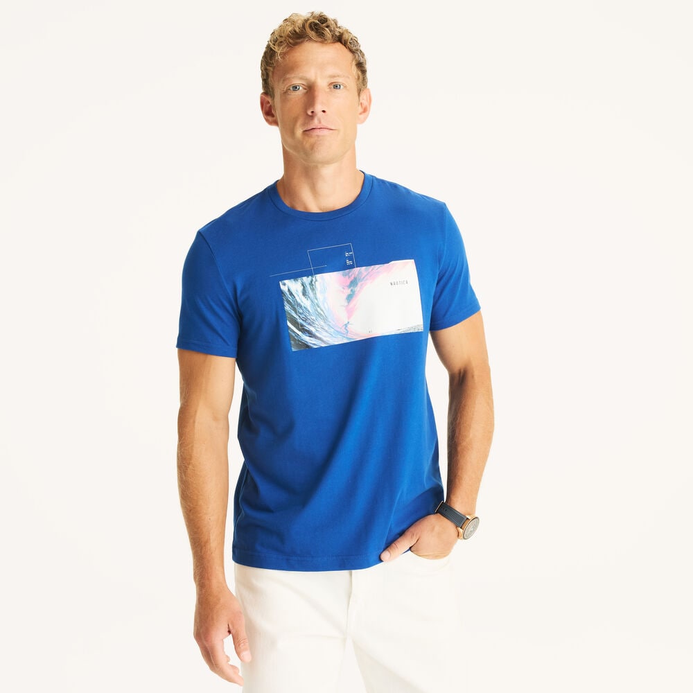 Big Wave Tour Graphic T-Shirt,Limoges,large