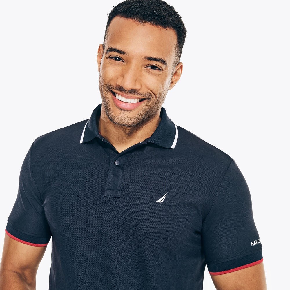 BIG & TALL NAVTECH SUSTAINABLY CRAFTED POLO,Navy,large