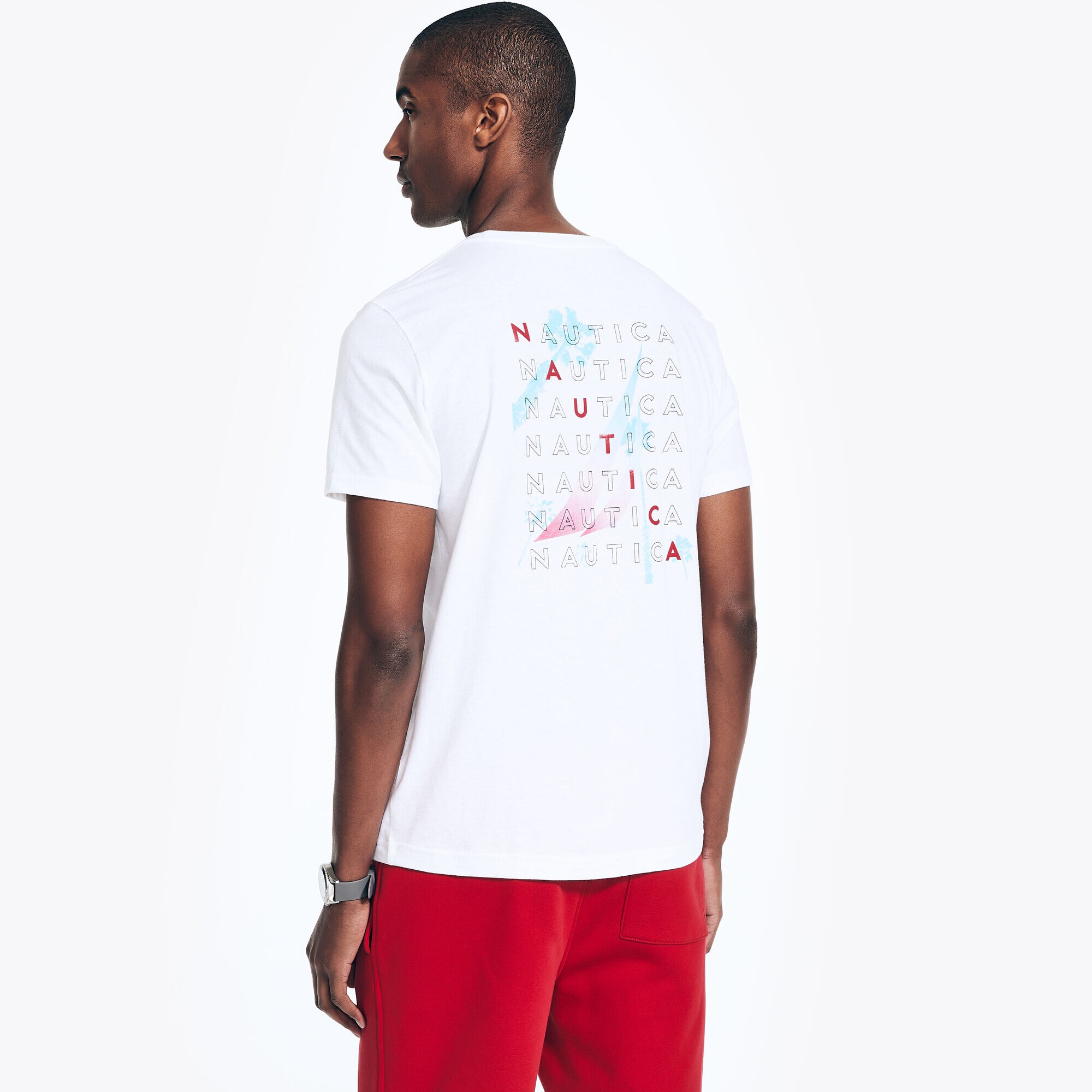 WEST COAST GRAPHIC T-SHIRT,Bright White,large