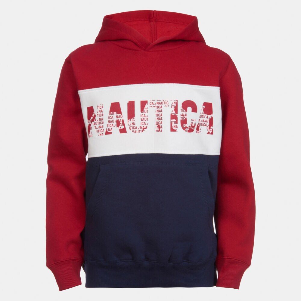 TODDER BOYS' LOGO PULLOVER HOODIE (2T-4T),Dark Acacia,large