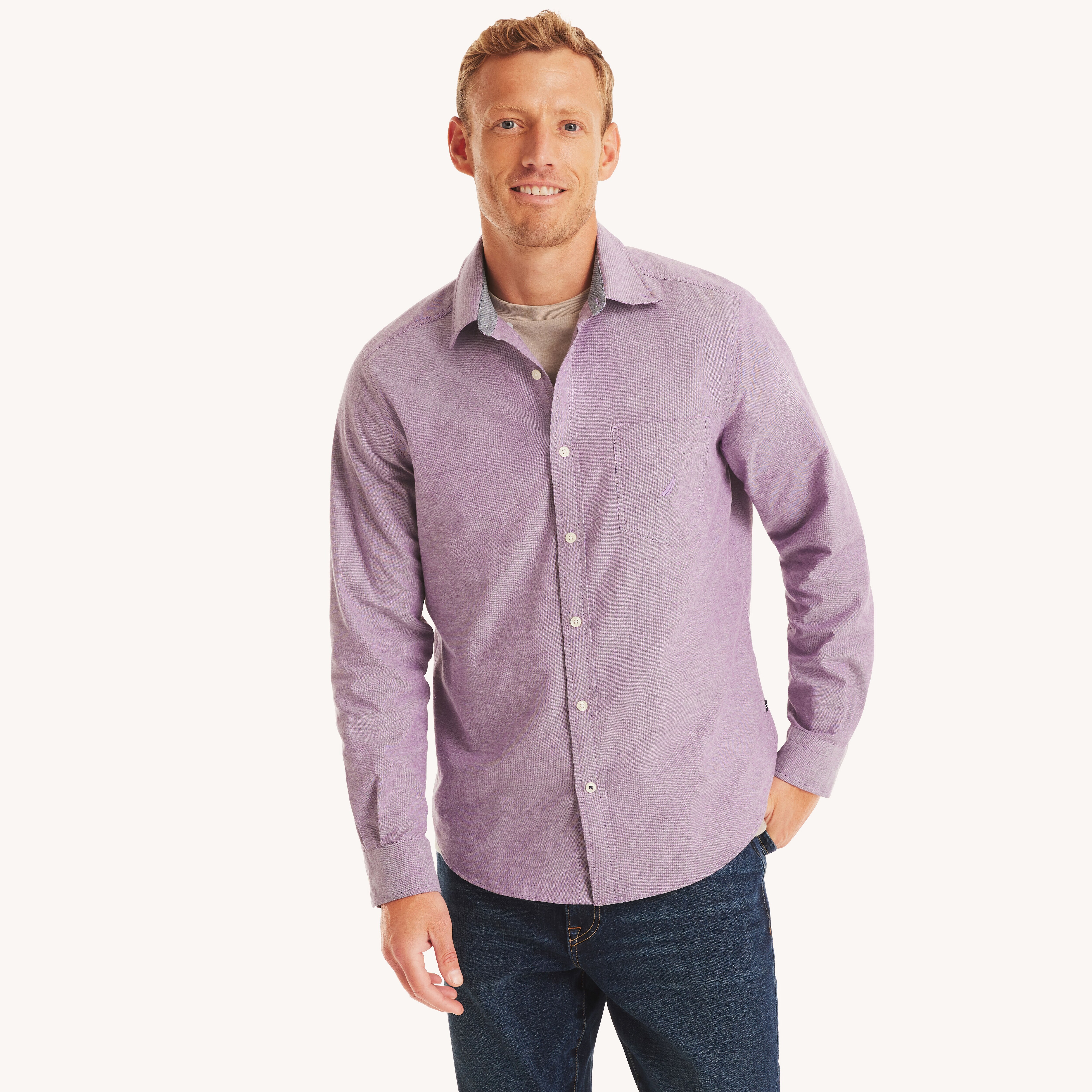 Solid Oxford Shirt | Nautica