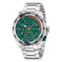 NST 101 Recycled Stainless Steel Chronograph Watch,Multi,large