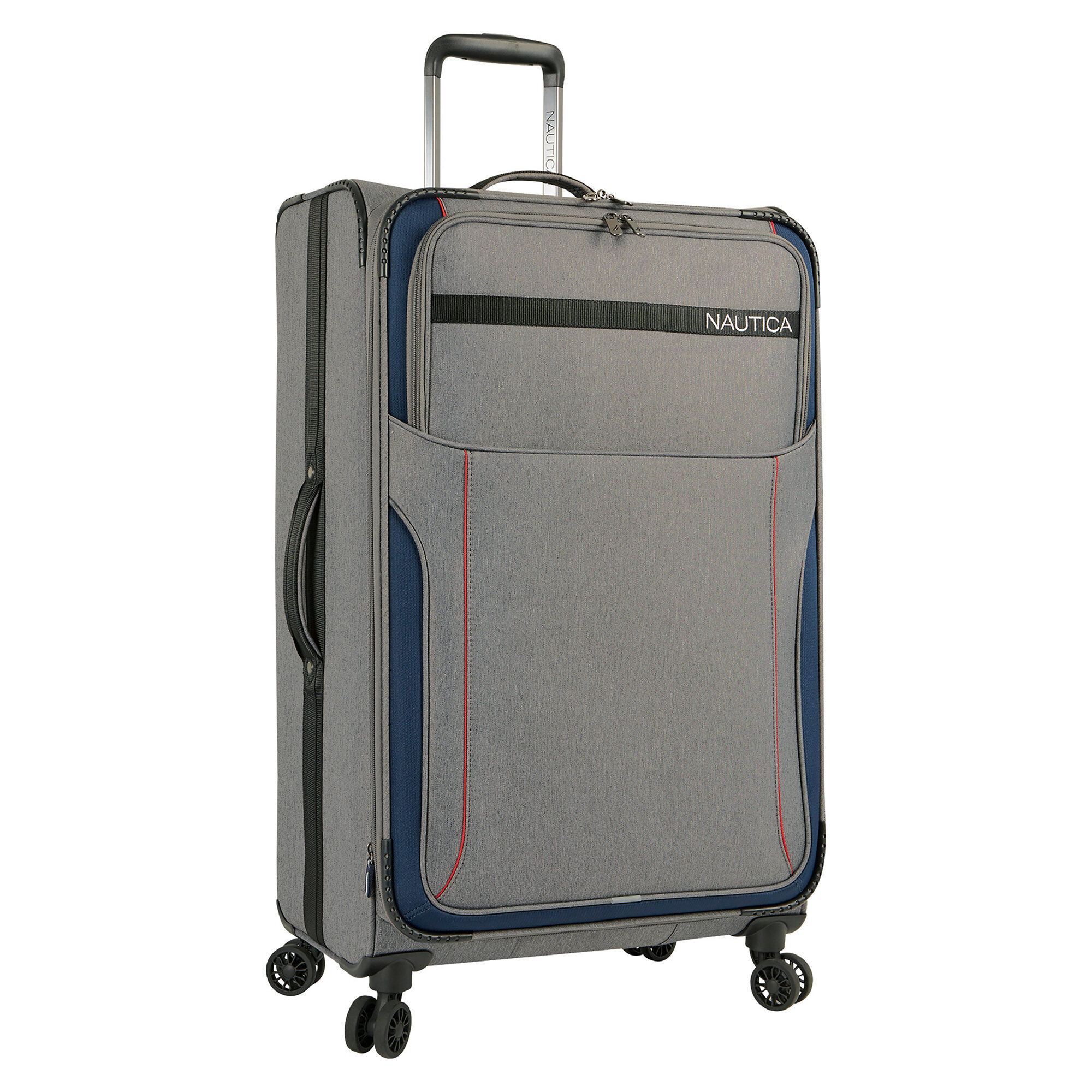 Naval Yard 28" Expandable Spinner Luggage,Charcoal Heather,large