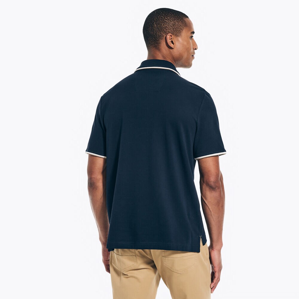 Big & Tall Sustainably Crafted Classic Fit Polo,Navy,large