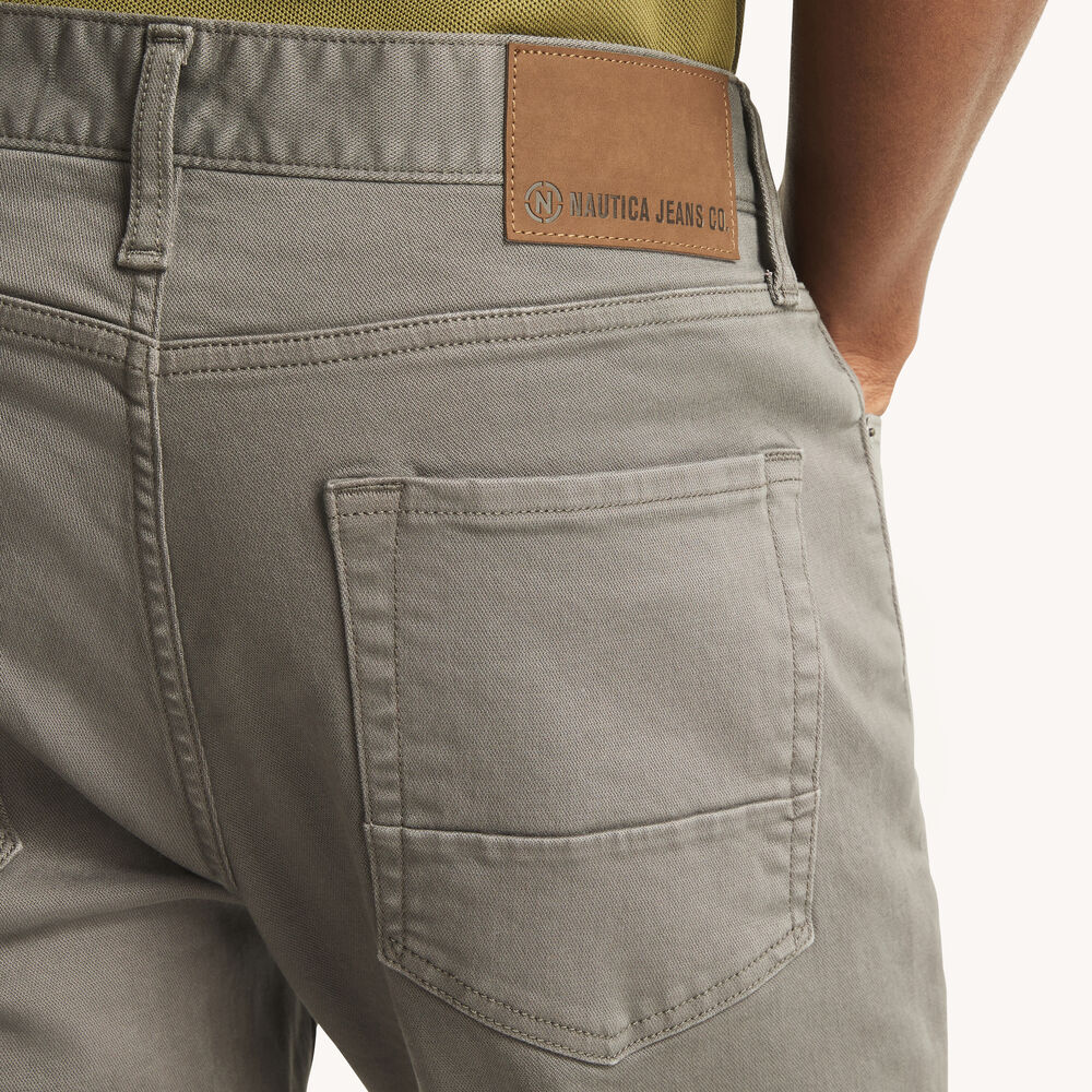 Nautica Jeans Co. Athletic Slim Stretch Denim,Castlerock Grey,large