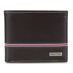 Leather Bifold Wallet,Chocolate,large