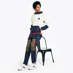 FLEECE PULLOVER HOODIE,Sail Cream,large