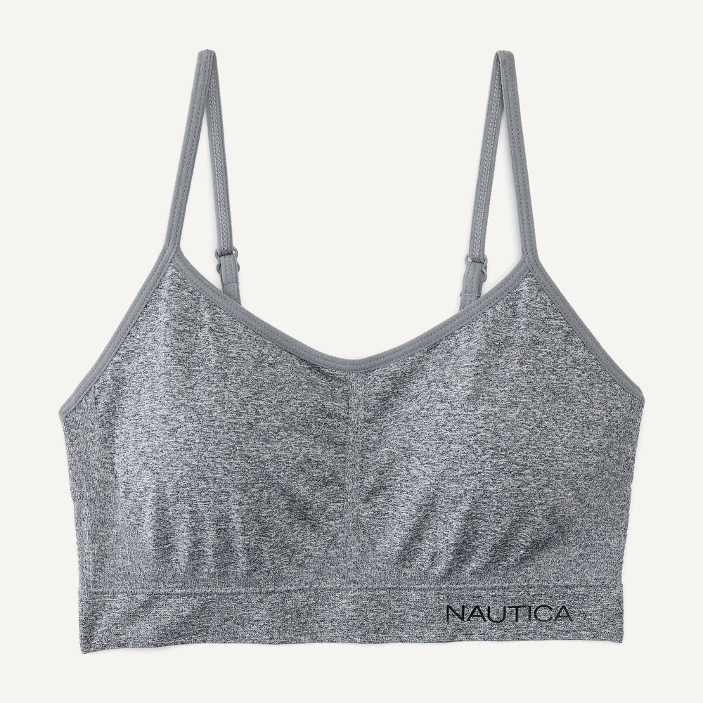 Seamless Bralette, 3-Pack,Workshirt Blue,large