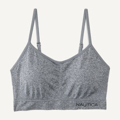 Seamless Bralette, 3-Pack,Workshirt Blue,large