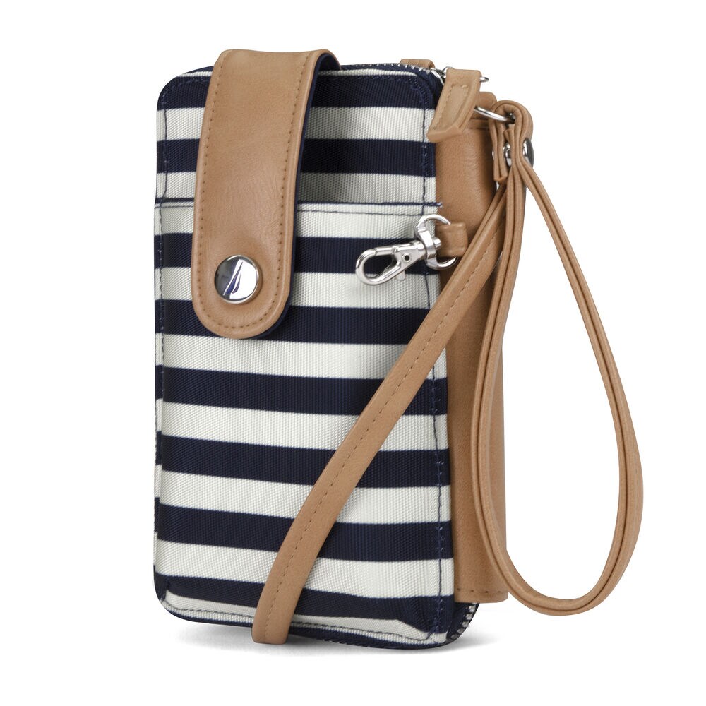 Shore Thing North South Wallet-On-A-String Convertible Wristlet,Navy,large
