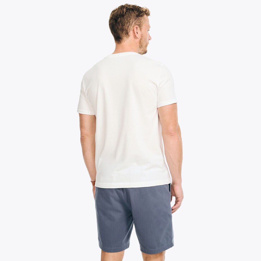 Sustainably Crafted Sailing Team Graphic T-Shirt,Bright White,large