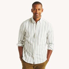 Striped Shirt,Bright White,large