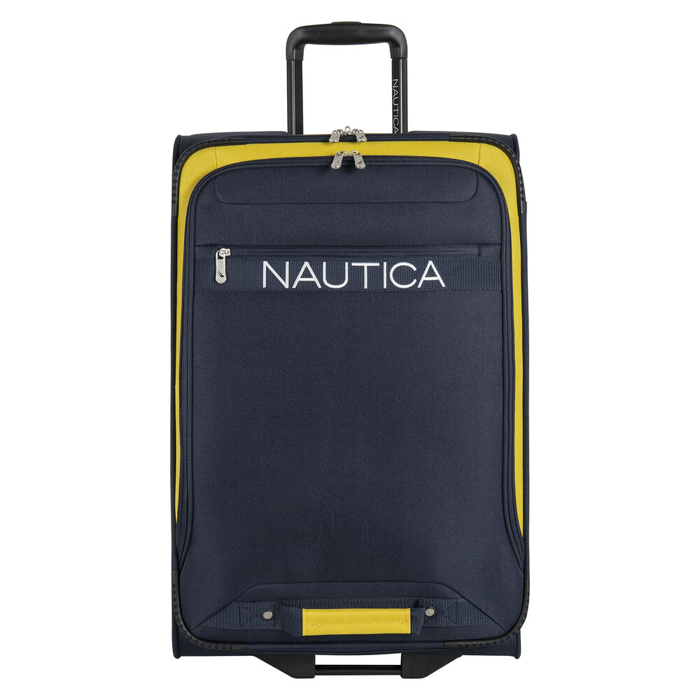 Hayes Point 25" Expandable Luggage in Navy/Yellow,Navy,large