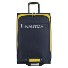 Hayes Point 25" Expandable Luggage in Navy/Yellow,Navy,large