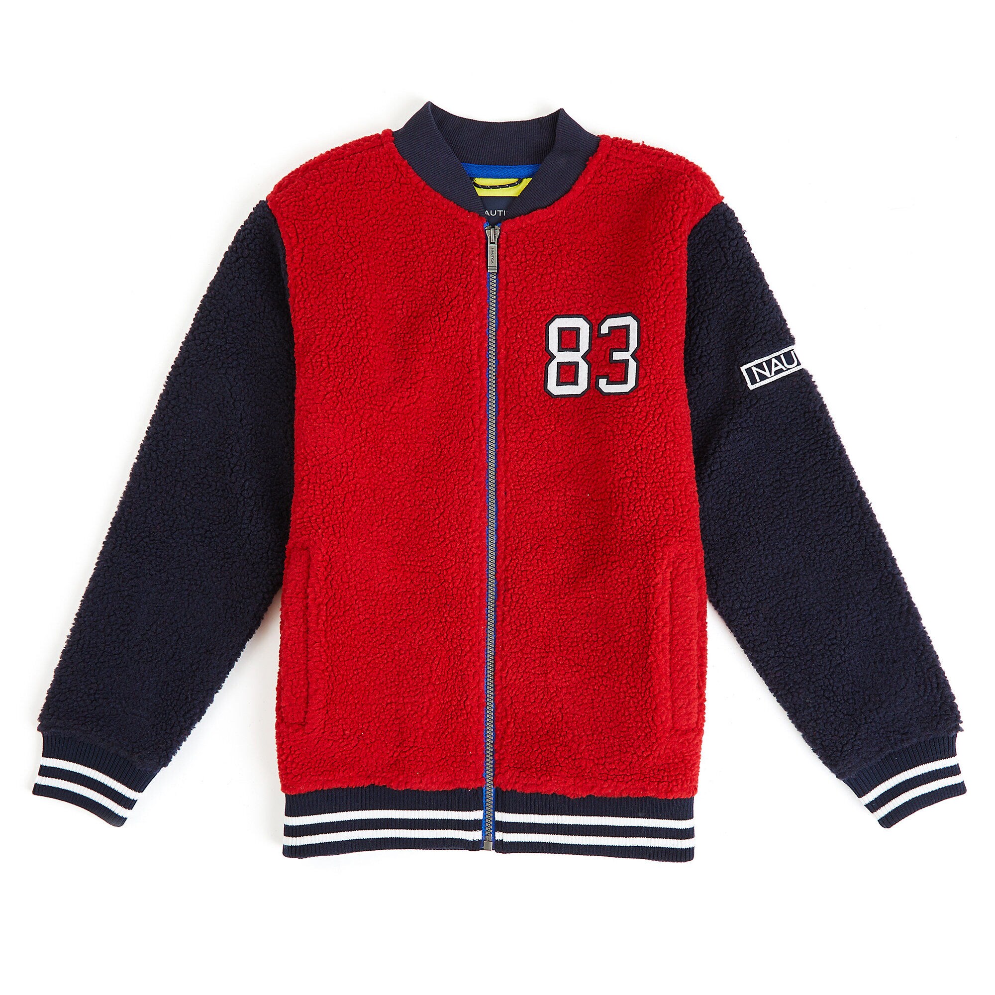 Little Boys' Richie Varsity Full-Zip Jacket (4-7),Dark Acacia,large