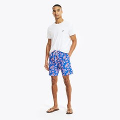 SUSTAINABLY CRAFTED 8" PRINTED SWIM,True Navy,large