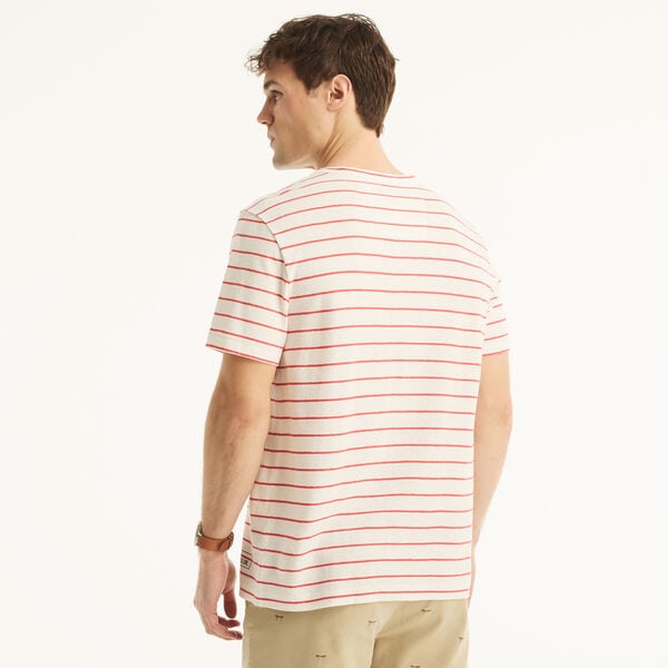 Nautica Jeans Co. Striped Linen Crewneck T-Shirt