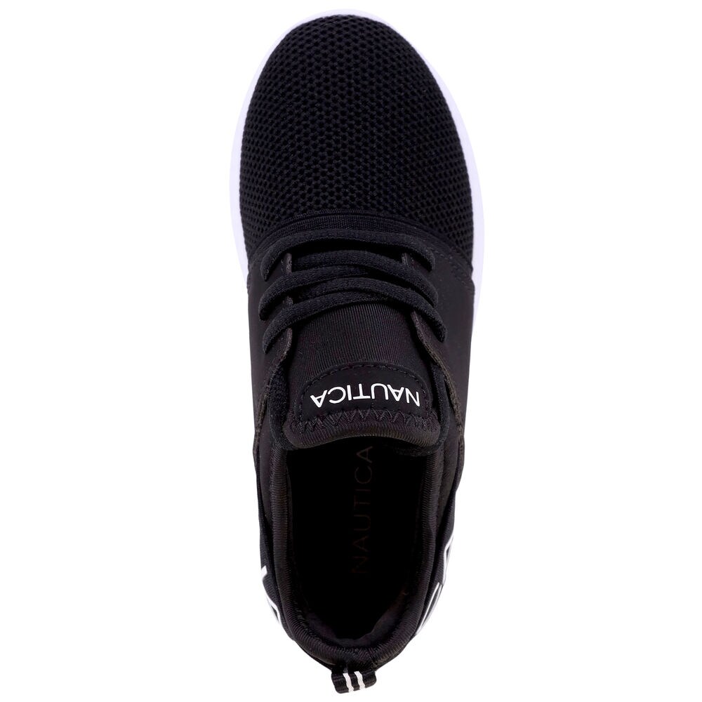 BOYS' LOGO SNEAKER,Black,large
