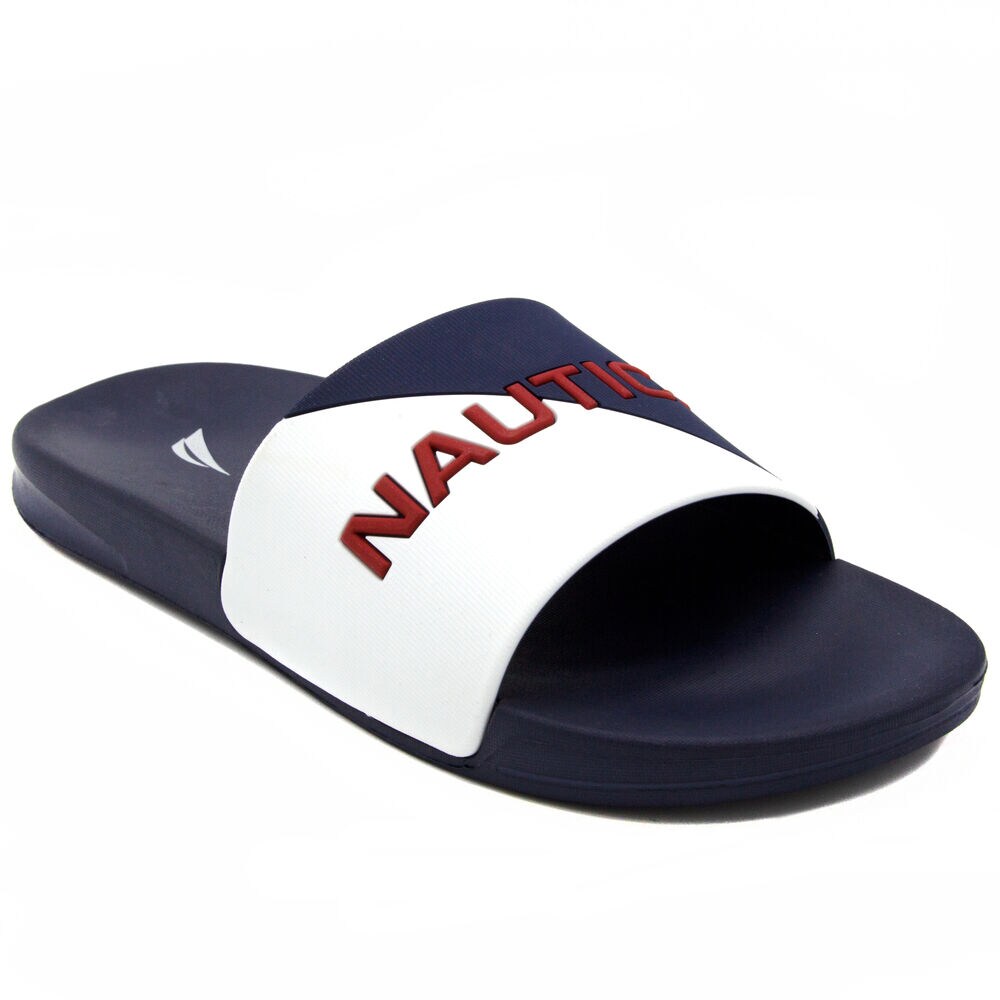 Stono Logo Slides - Navy & White,Navy,large
