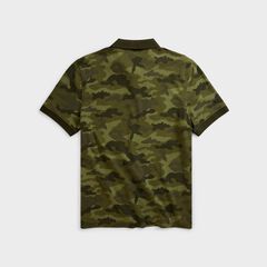 CLASSIC FIT CAMOUFLAGE POLO,Olive,large