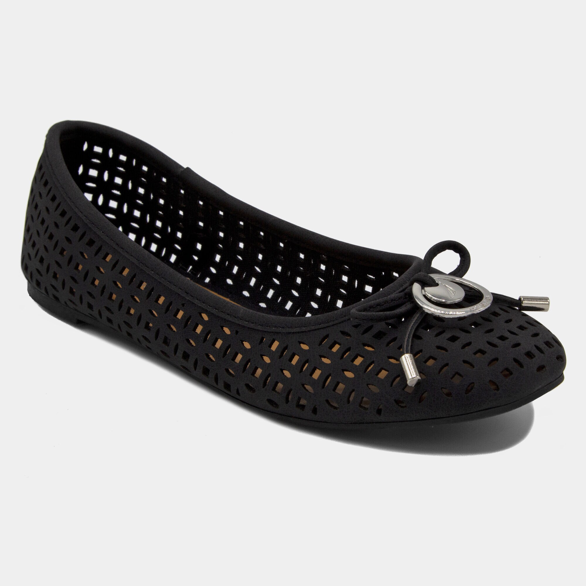 Seaback Ballet Flats in Black,True Black,large