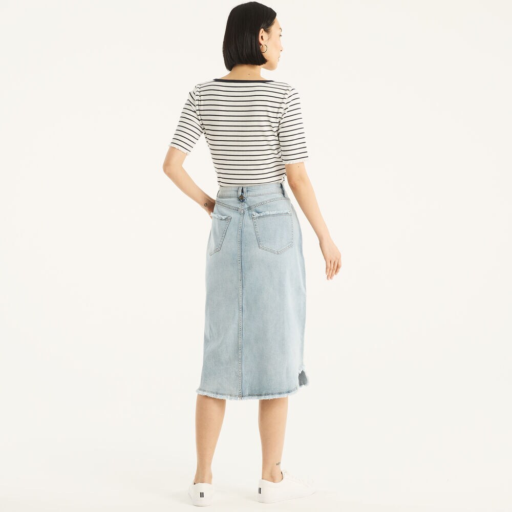 Denim Utility Skirt,Outward Navy Denim,large
