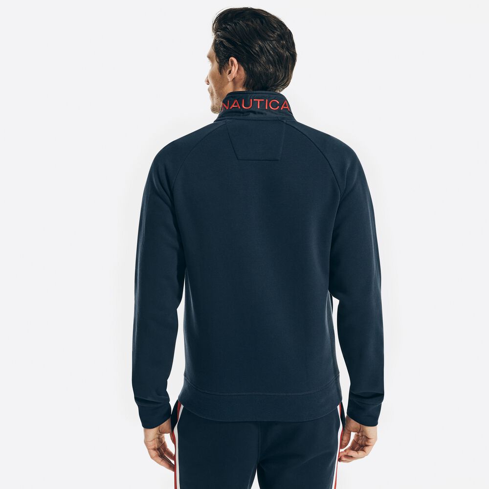 HERITAGE FULL-ZIP SWEATSHIRT,Navy,large