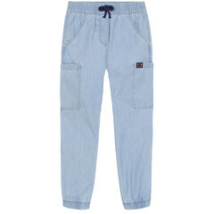 Girls' Denim Jogger Pant (7-16),Green,large