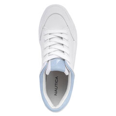 Logo Lace-Up Sneaker,Bright White,large