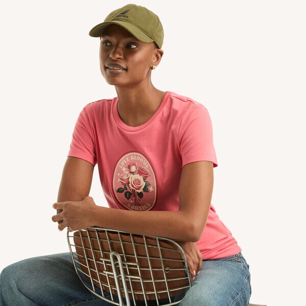 Rhinestone Love Blooms Graphic T-Shirt