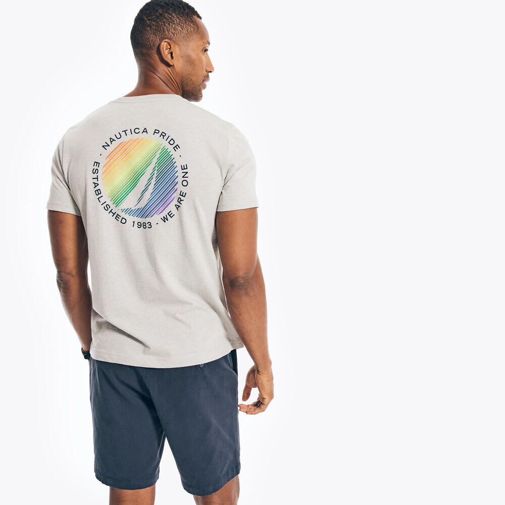 PRIDE WE ARE ONE GRAPHIC T-SHIRT,Grey Heather,large