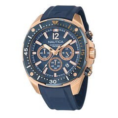 NCT Blue Sail Chronograph Silicone Watch,Ice Blue,large