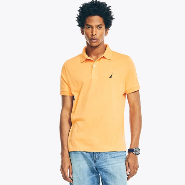 Slim Fit Interlock Deck Polo