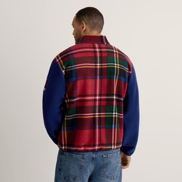 Plaid Fleece Quarter-Zip