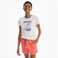 SUSTAINABLY CRAFTED SUNDAY GRAPHIC T-SHIRT,Marshmallow,large
