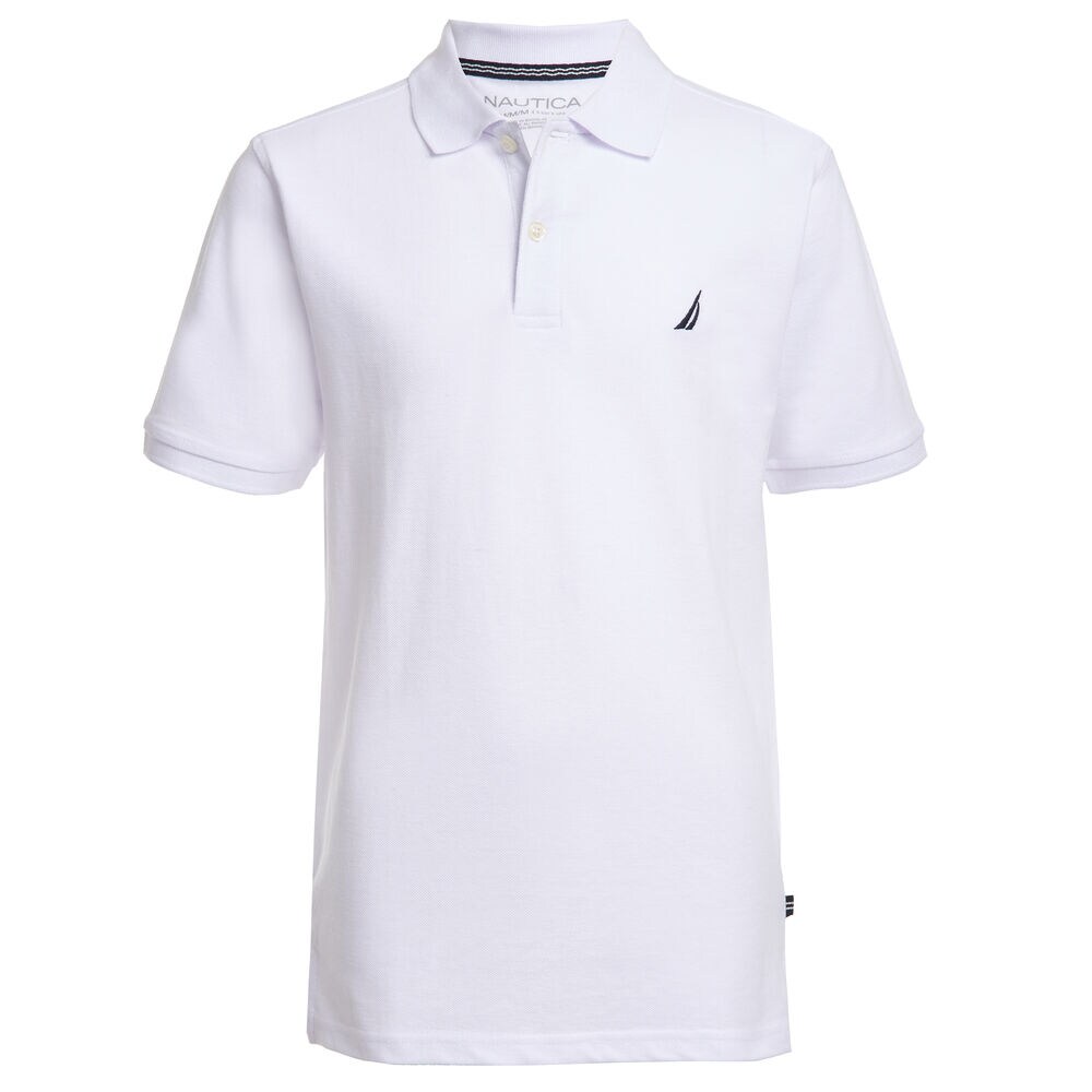 LITTLE BOYS' CLASSIC DECK POLO (4-7),Antique White Wash,large
