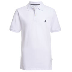 LITTLE BOYS' CLASSIC DECK POLO (4-7),Antique White Wash,large
