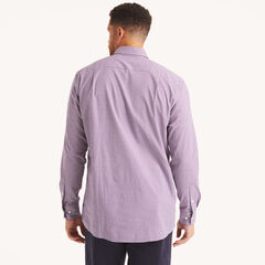 Big & Tall Gingham Shirt,Plum Classico,large