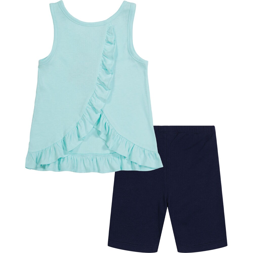 TODDLER GIRLS' TUNIC 2PC BIKE SHORT SET (2T-4T),Admiral Blue,large
