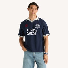 Johnny Collar Polo,Stellar Blue Heather,large