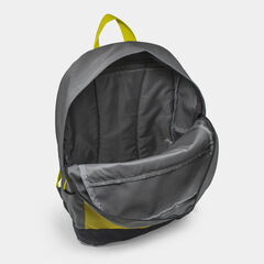 MESH-ACCENTED LOGO TRI-PANEL BACKPACK,Gunmetal Grey,large