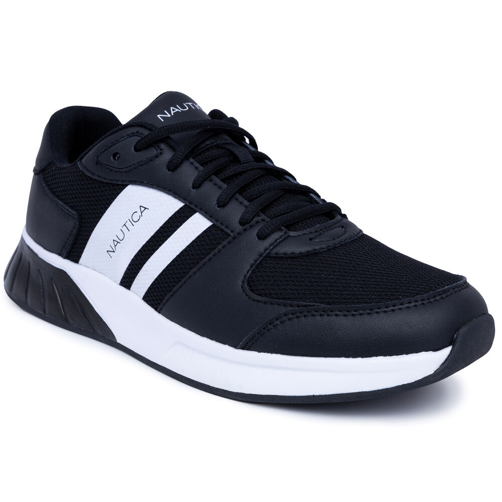 Logo Side-Stripe Sneaker,Dove,large